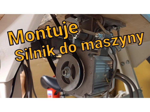 Montuję silnik servo - montaż nowego silnika do maszyny